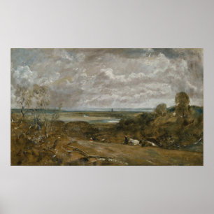 Constable - Dedham from Langham Poster