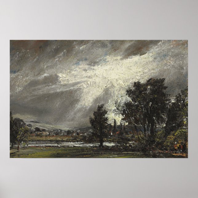 Constable - En vy över Salisbury Poster (Framsidan)