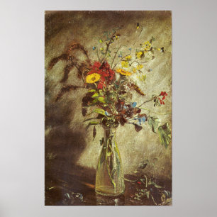 Constable - Flowers in A Glass Vas 1814 Poster