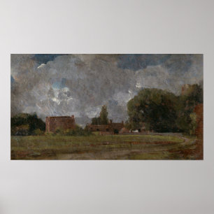 Constable - Golding's House Öster Bergholt Poster