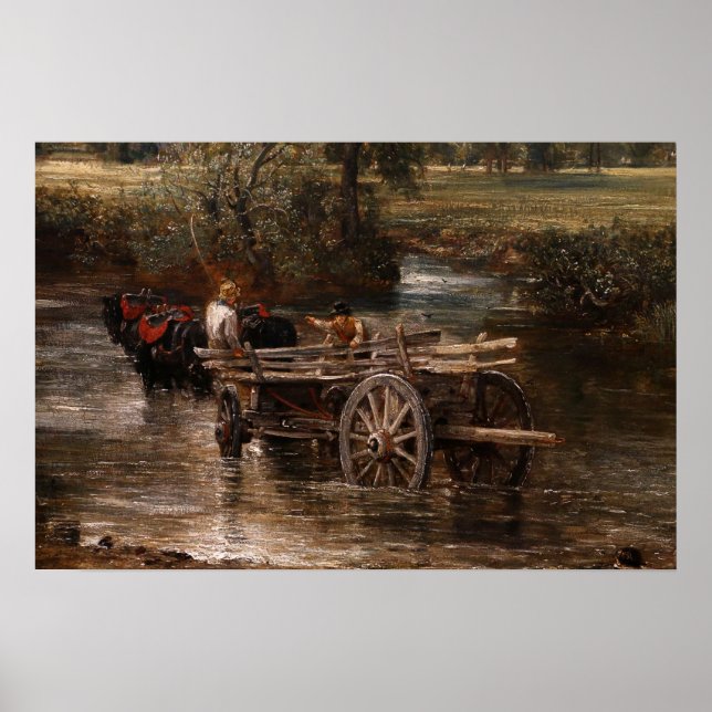 Constable - Hay Cart 1821 Poster (Framsidan)