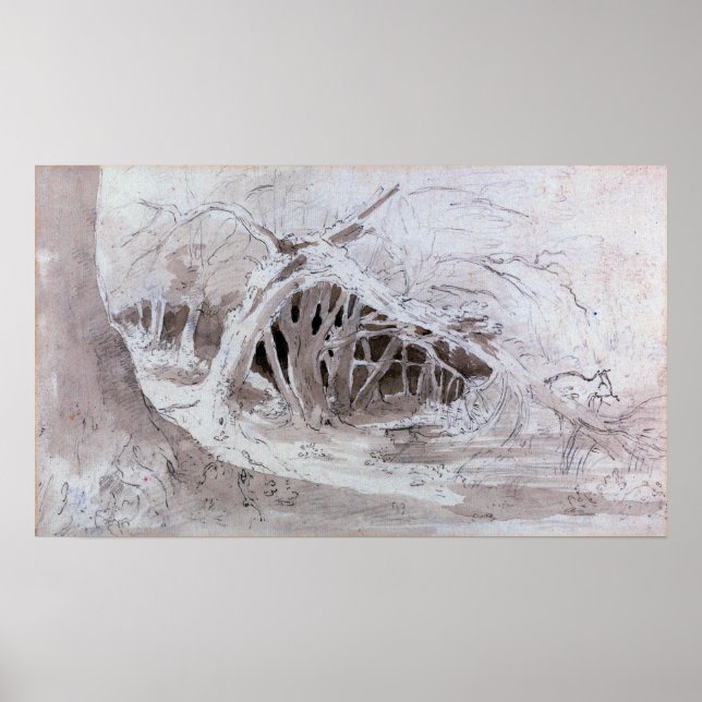 Constable - Helmingham, Silent Bassäng Poster (Framsidan)