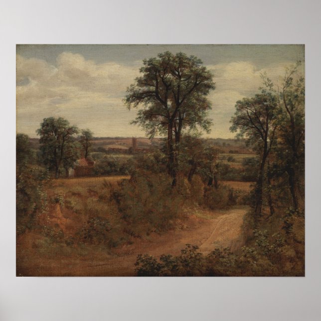 Constable - Lane Near Dedham Poster (Framsidan)