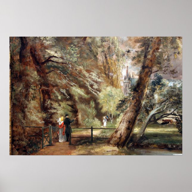 Constable - Salisbury Cathedral View Poster (Framsidan)