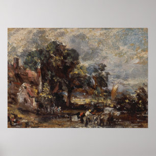 Constable - sketch for Haywain Poster