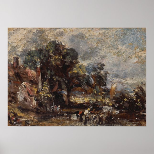 Constable - sketch for Haywain Poster (Framsidan)
