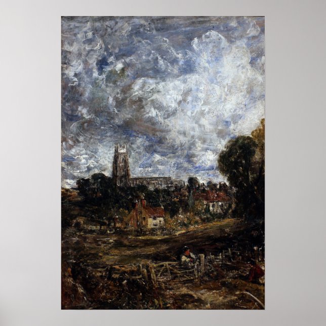 Constable - Stoke-by-Nayland 1836 Poster (Framsidan)