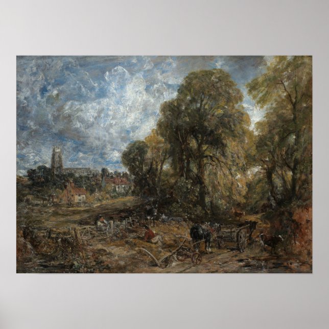 Constable - Stoke-by-Nayland Poster (Framsidan)