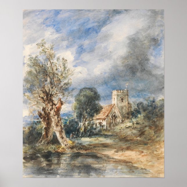 Constable - Stoke Poges Church Poster (Framsidan)