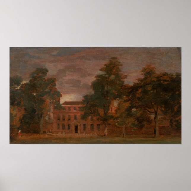 Constable - Väster Lodge Öster Bergholt Poster (Framsidan)