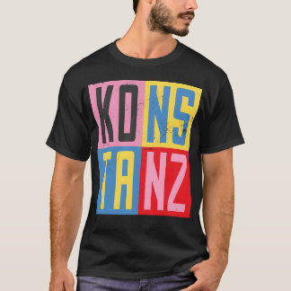 Constance städer design vän t shirt