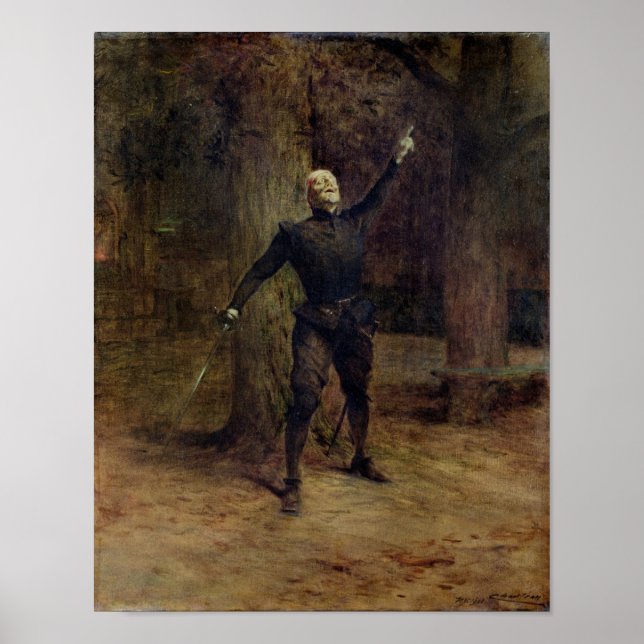 Constant Coquelin as Cyrano de Bergerac Poster (Framsidan)