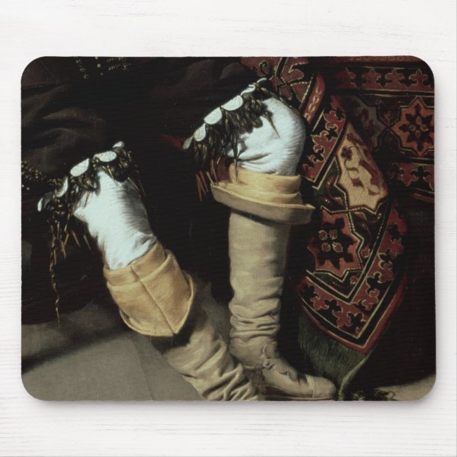 Constantijn Huygens och hans kontorist, 1627 Musmatta (Framsidan)