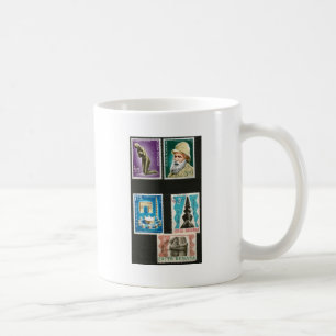 Constantin Brancusi konst på frimärken Kaffemugg