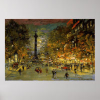 Constantin Korovin: Bastiljens torg, Paris