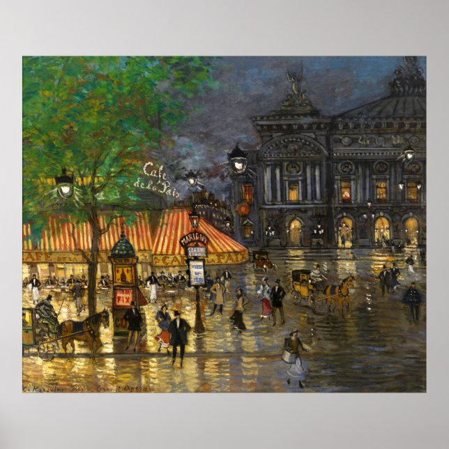 Constantin Korovin: Grand Opera, Paris Poster (Framsidan)