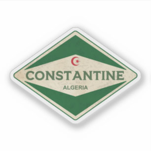 Constantine Algeriet-Vintagen Klistermärken