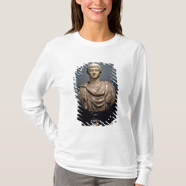 Constantine mig (c.274-337) ANNONS c.350 (marmor) Tee (Framsida)