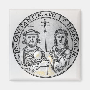 Constantine VI och hans mor Irene Magnet