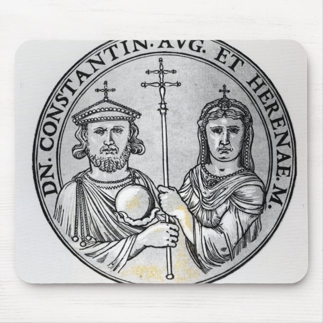 Constantine VI och hans mor Irene Musmatta (Framsidan)