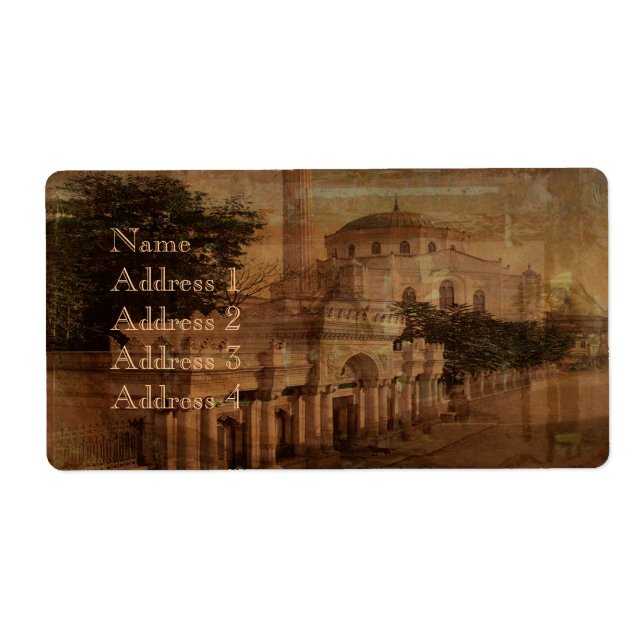 Constantinople Fraktsedel (Framsidan)