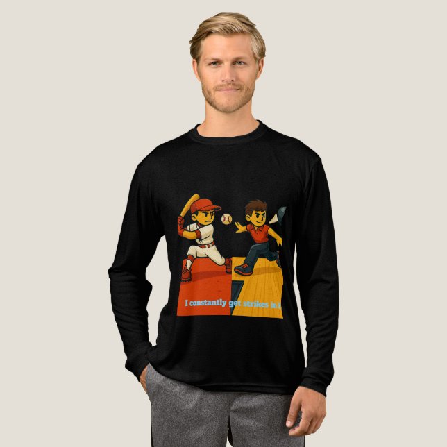 Constantly get strikes in 1! t shirt (Hel framsida)