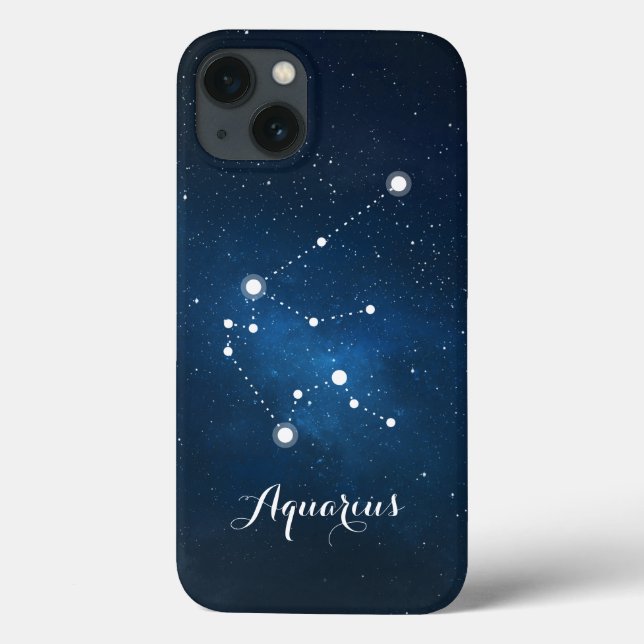 Constellation av Aquarius Zodiac-tecken (Baksida)