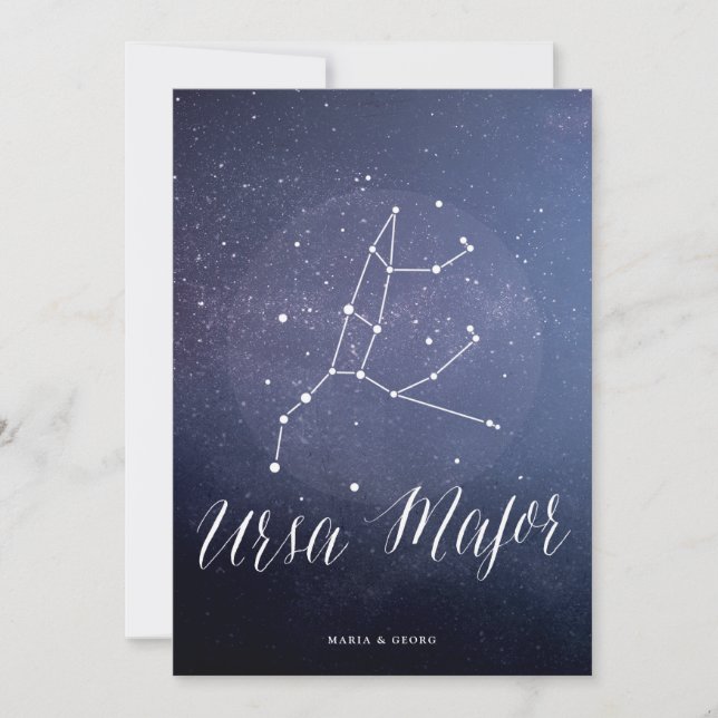 Constellation Celestial Bordsnummer Ursa Major (Framsida)