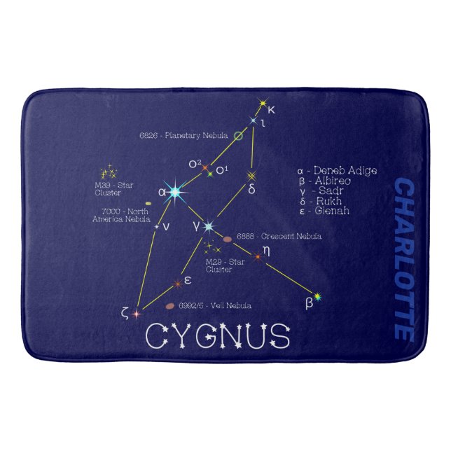 Constellation Cygnus Badrumsmatta (Framsidan)