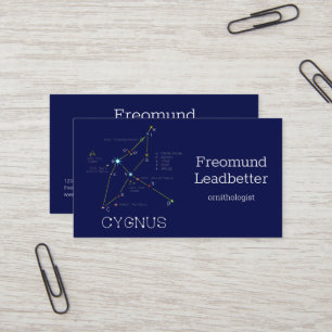 Constellation Cygnus Visitkort