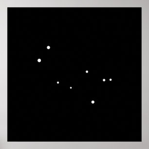 Constellation Gemini av Leslie Peppers Poster