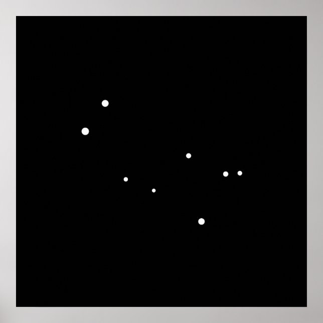 Constellation Gemini av Leslie Peppers Poster (Framsidan)