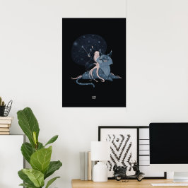 CONSTELLATION LYNX av Alexandra Dikaia Poster