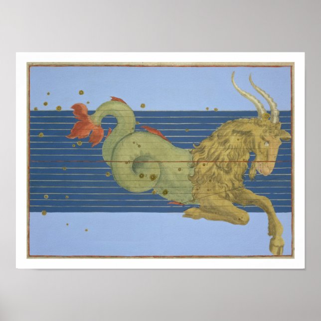 Constellation of Capricorn, from 'Uranometria' by Poster (Framsidan)