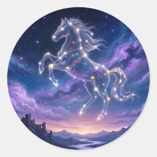 Constellation of the Valiant Steed Runt Klistermärke
