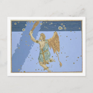 Constellation Orion, från "Uranometria" av Joha Vykort