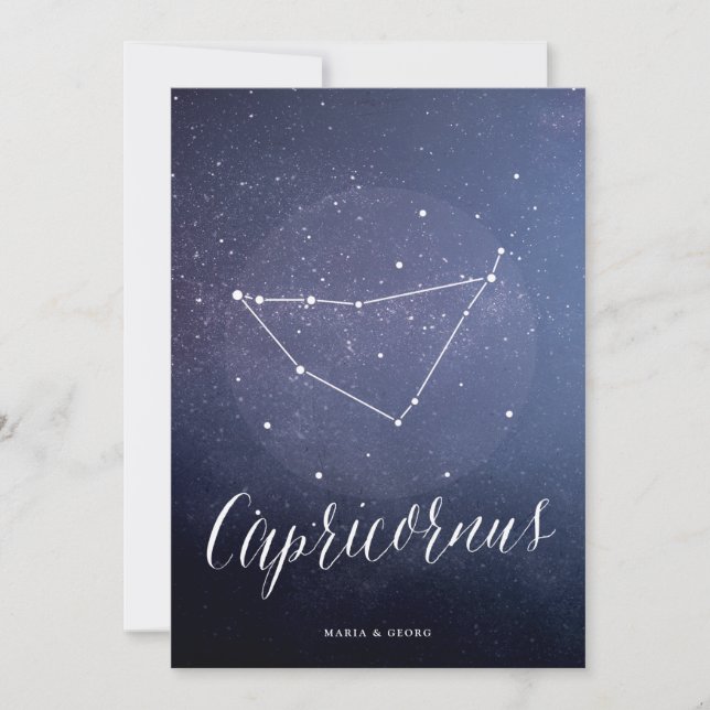 Constellation Star Bordsnummer Capricornus (Framsida)