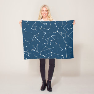 Constellation Star Mönster Fleecefilt