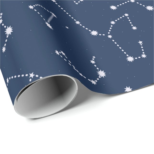 Constellations Starry Himlar Presentpapper (Rullad Hörn)