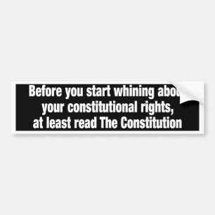 constitutionalrights bildekal