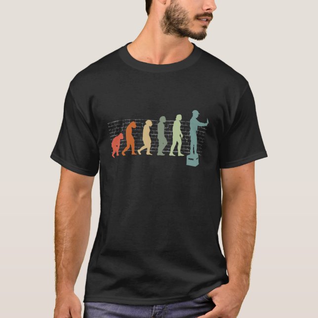 Constructer worker Construction Builder Craftsmen  T Shirt (Framsida)