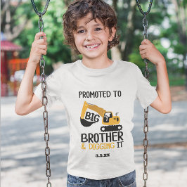 Construction Big Brother Digging It Kid T Shirt