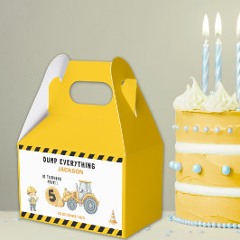Construction Birthday 5 Boy | Dump Truck Party Presentaskar