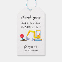 Construction Boy Födelsedagsfest