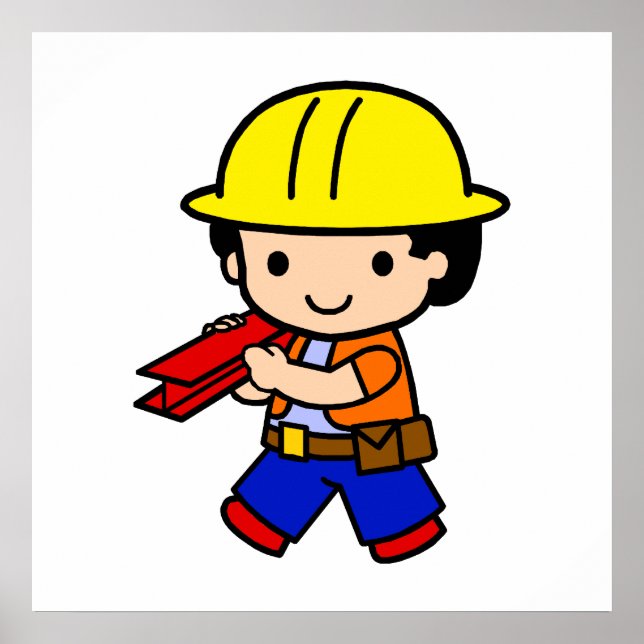 Construction Boy Poster (Framsidan)