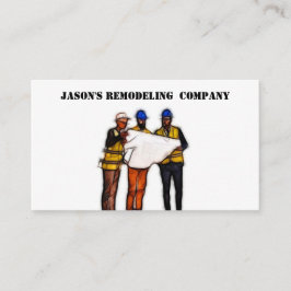 CONSTRUCTION BUSINESS CARD VISITKORT