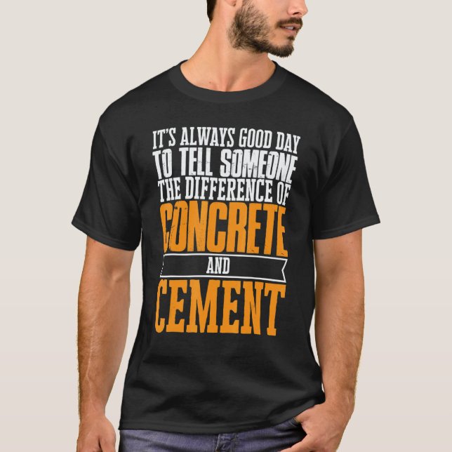 Construction Concrete Finisher 12 T Shirt (Framsida)
