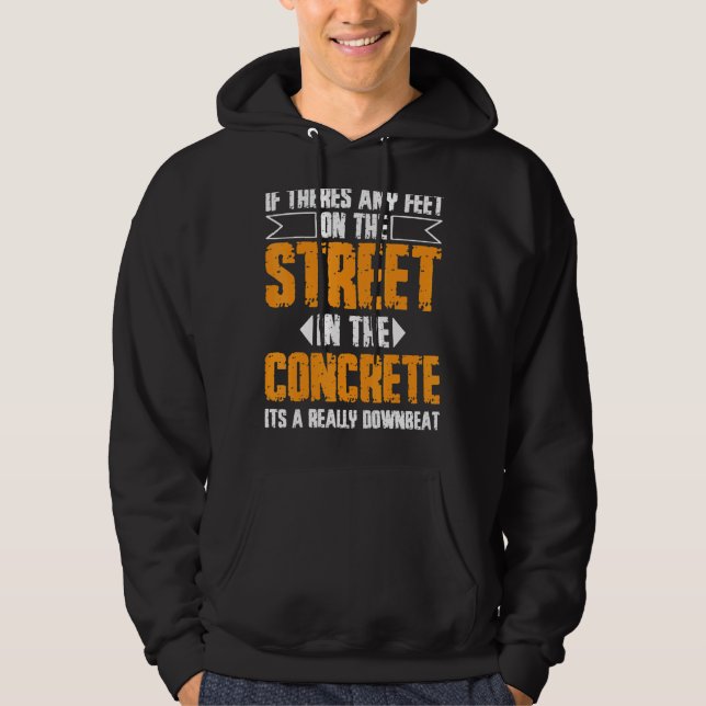 Construction Concrete Finisher 5 Hoodie (Framsida)