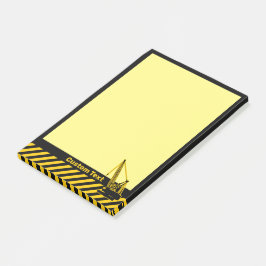 Construction Crane Post-it Block