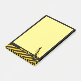 Construction Crane Post-it Block